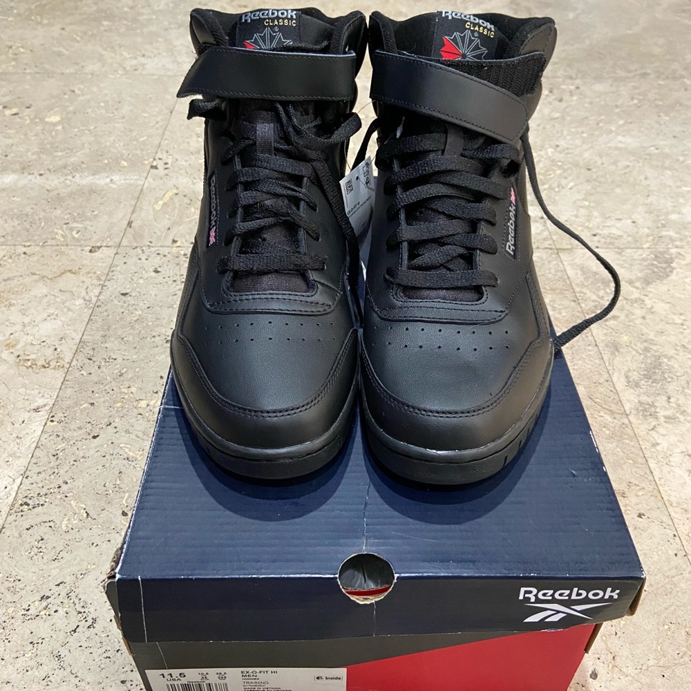 Reebok Black Hightops